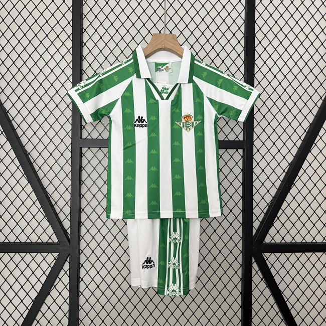 Retro 1995/96 Real Betis Home Kids kit