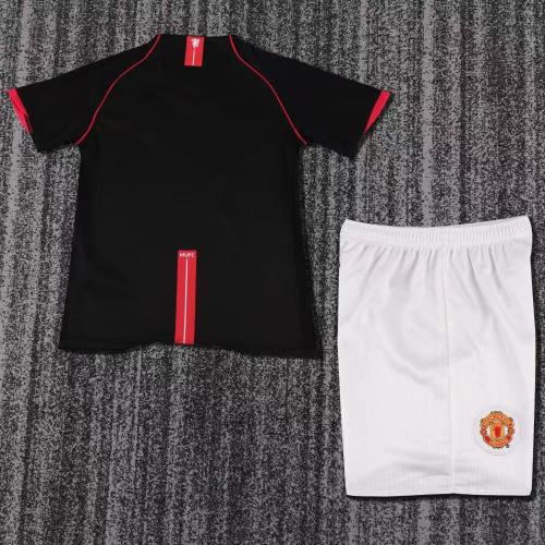 Retro 2007/08 Manchester United  Away Kids Kit