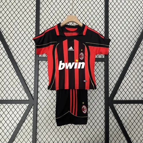 Retro 06/07  AC Milan Home Kids Kit