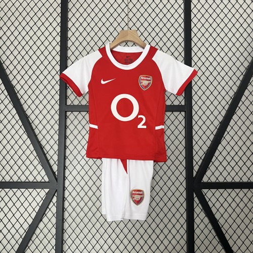 Retro 2002/03 Arsenal Home Kids Kit