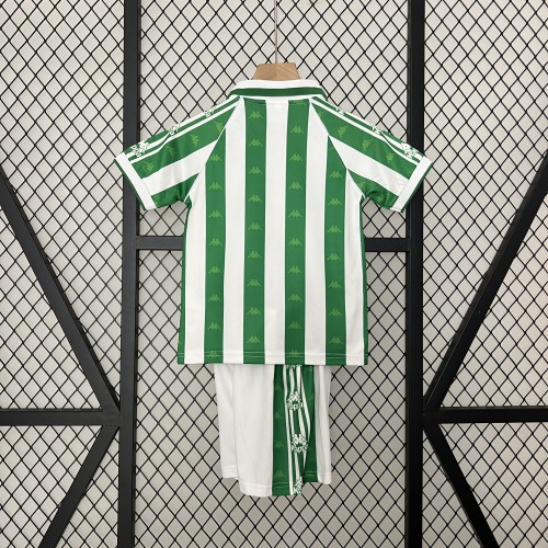 Retro 1995/96 Real Betis Home Kids kit