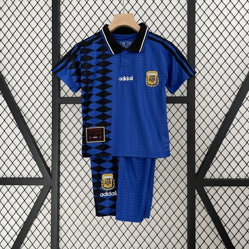 Retro 1994 Argentina Away Kids kit