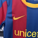 Retro 2010/11  Barcelona  Home Kids Kit