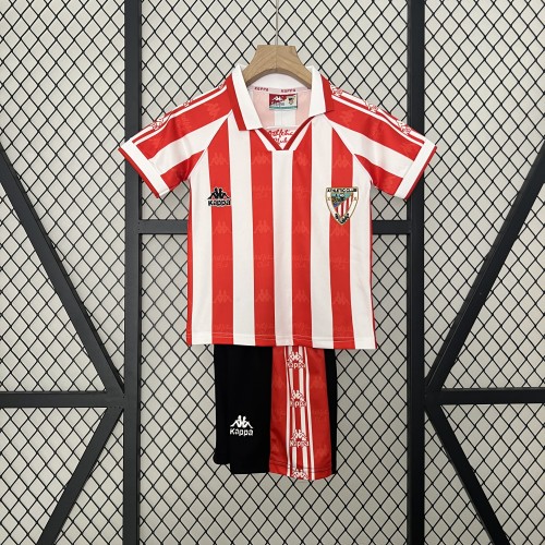 Retro 1995/96 Athletic Bilbao Home Kids kit