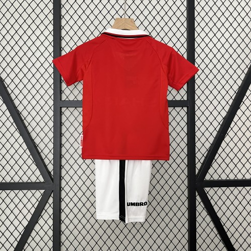 Retro 1999/00 Manchester United  Home Kids Kit