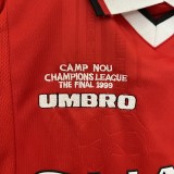 Retro 1999/00 Manchester United  Home Kids Kit