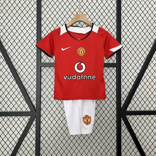 Retro 2005/06 Manchester United  Home Kids Kit