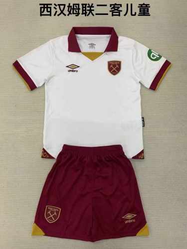 24/25 West Ham United Third Away Kids Kit