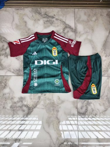 24/25 Real Oviedo Third Away Kids Kit
