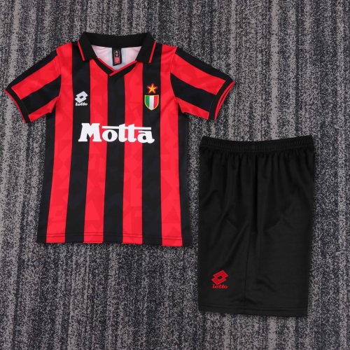 Retro 1993/94  AC Milan Home Kids Kit