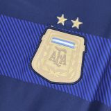 Retro Argentina 2014 Away Long Sleeves Jersey