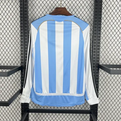 Retro Argentina 2006/07 World Cup Home Long Sleeves Jersey