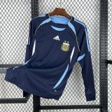 Retro Argentina 2006/07 World Cup Away Long Sleeves Jersey