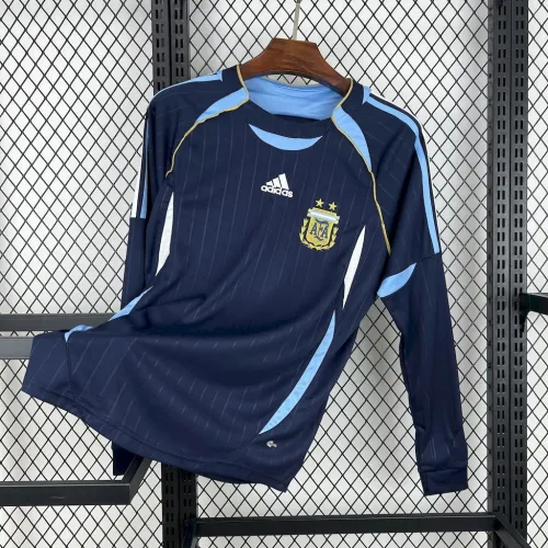 Retro Argentina 2006/07 World Cup Away Long Sleeves Jersey