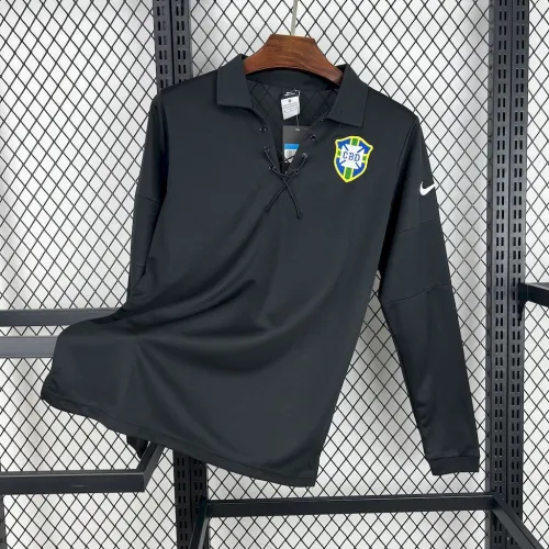 Retro Brazil 2004 Special Edition Long Sleeves Jersey