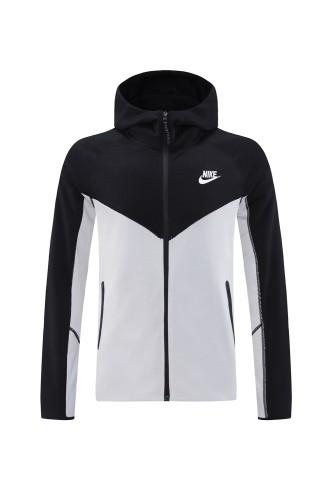 24/25  N.ike Hoodie Training Set BLACK/GRAY