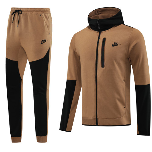 24/25  N.ike Hoodie Training Set Brown
