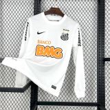 Retro Santos 2011/12 Home Long Sleeves Jersey