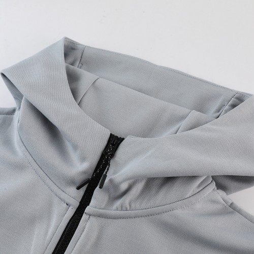 24/25  N.ike Hoodie Training Set Light Gray