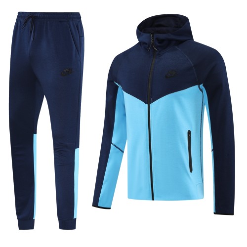 24/25  N.ike Hoodie Training Set Light Blue