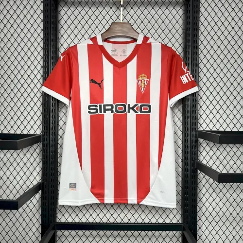 24/25 Sporting de Gijon Home Jersey | Fan Version