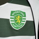 Retro Sporting CP 2001/02 Home Long Sleeves Jersey