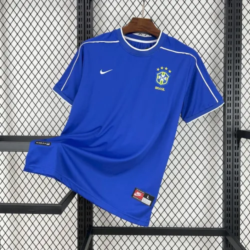Retro 1998 Brazil Away Jersey