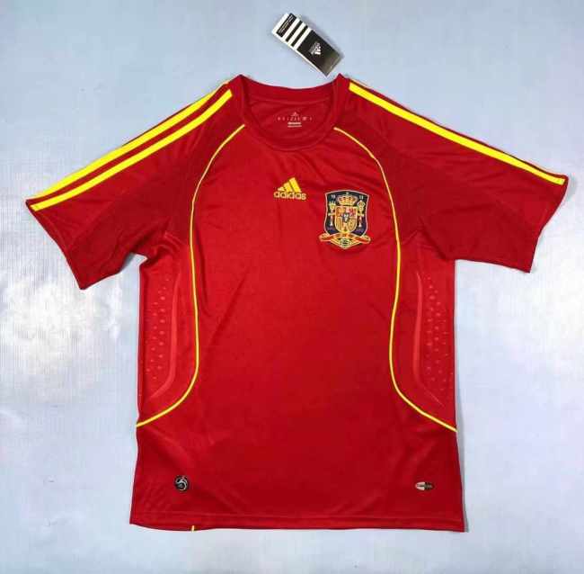 Retro 2008 Spain Home Jersey
