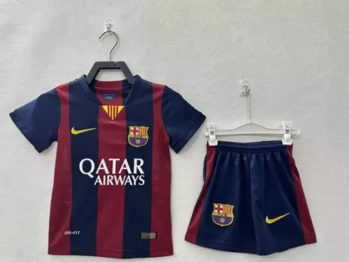 Retro 2014/15 Barcelona Home Kids Kit