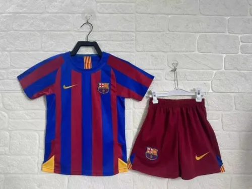 Retro 2005/06 Barcelona Home Kids Kit