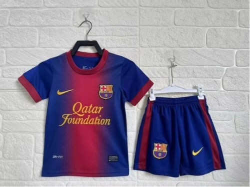 Retro 2012/13 Barcelona Home Kids Kit
