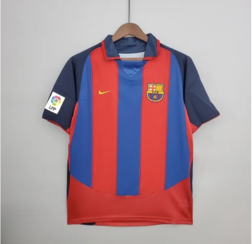 Retro 2003/04 Barcelona Home jersey