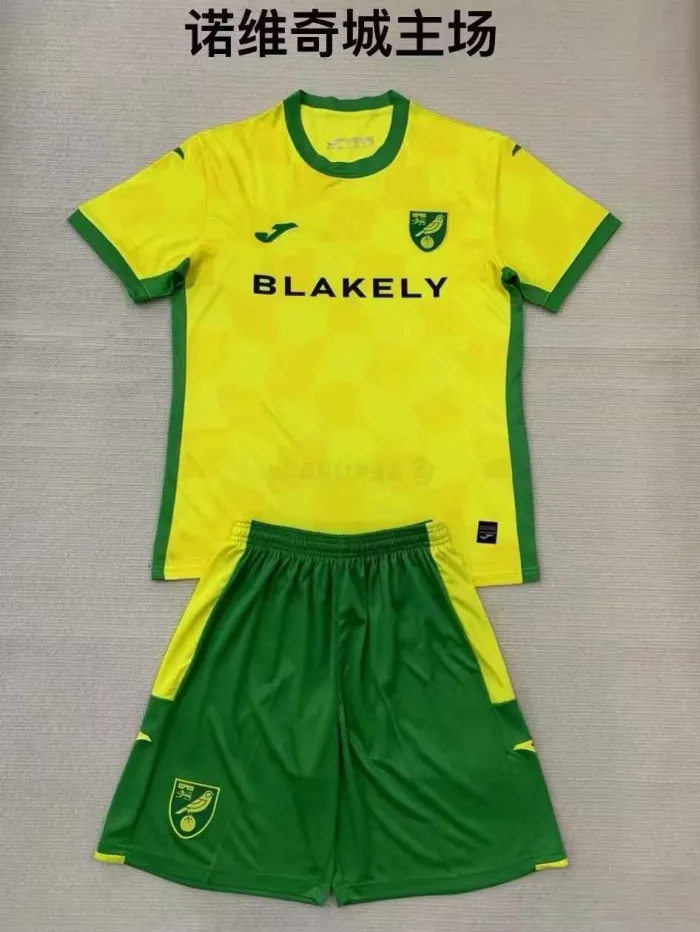 24/25 Norwich City Home Kid Kit