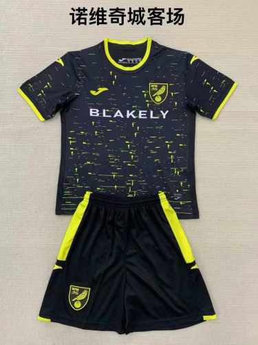 24/25 Norwich City  Away Kid Kit