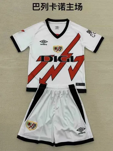 24/25 Rayo Vallecano Home Kids Kit