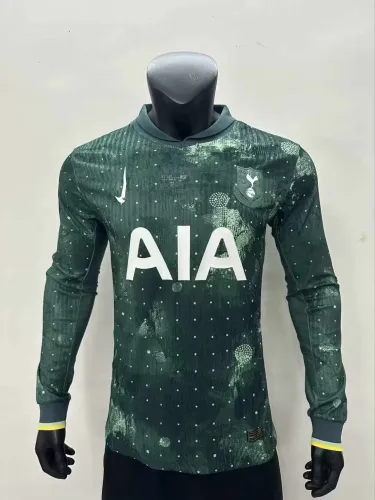 Player Version | 24/25 Tottenham Hotspur Third Away Long Sleeve Jersey