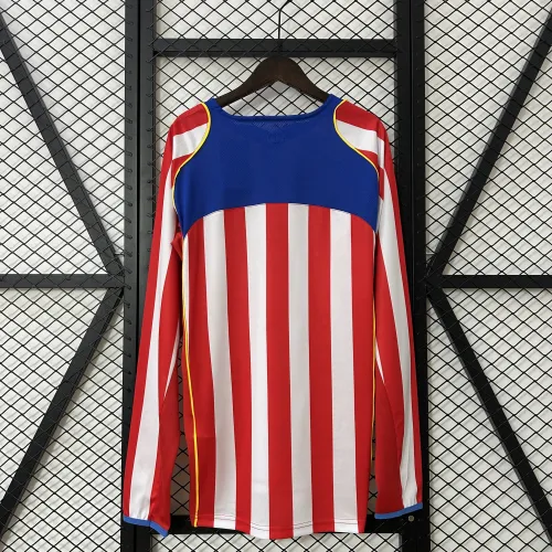 Retro Atletico Madrid 2004/05 Home Long sleeve Jersey