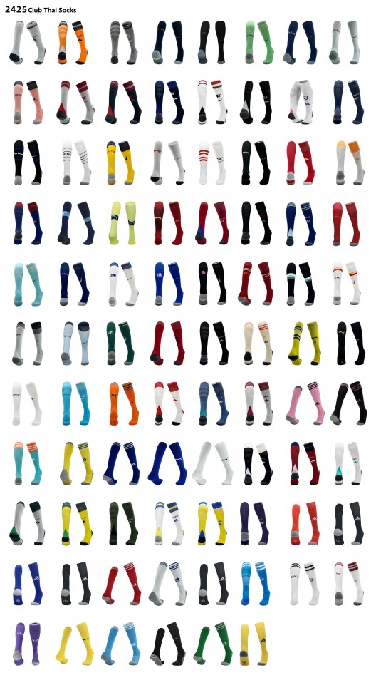 24/25 Club Thai football socks-Kids