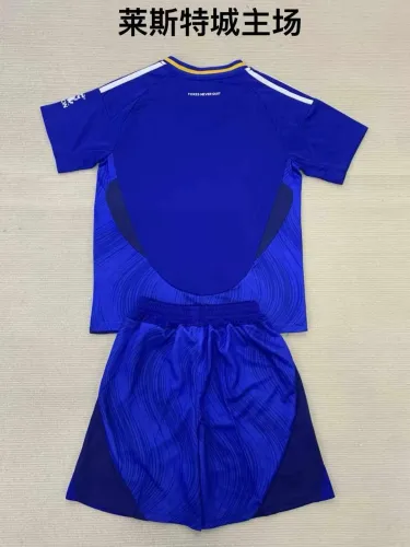 24/25 Leicester City Home Kids Kit