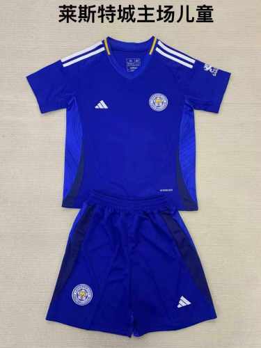 24/25 Leicester City Home Kids Kit