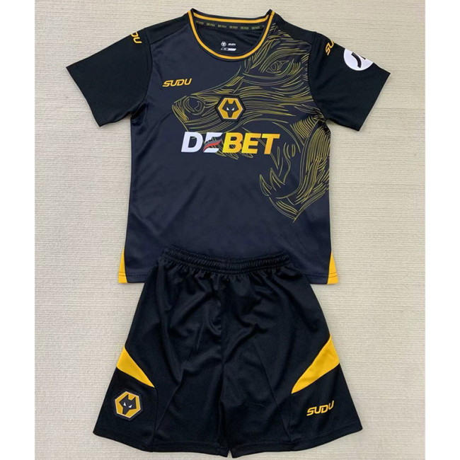 24/25 Wolverhampton Wanderers Away Kids Kit