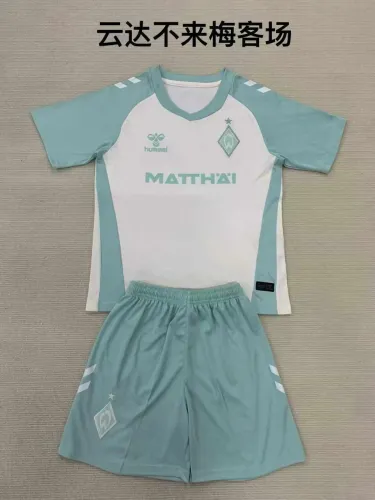 24/25 Werder Bremen Away Kids Kit