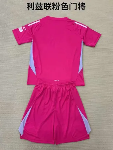 24/25 Leeds United Fruit Pink Goalkeeper Kids Kit