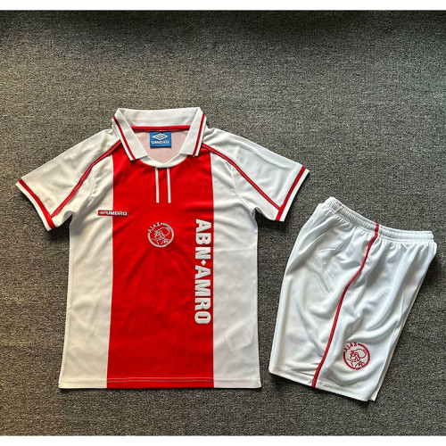 Retro 1998 /1999 Ajax Home Champions League Edition Kids kit