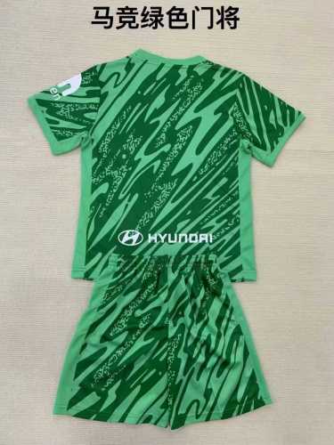 24/25 Atletico Madrid Goalkeeper Kids Kit-Green