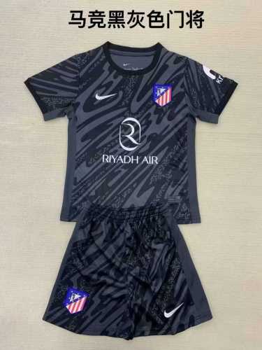 24/25 Atletico Madrid Goalkeeper Kids Kit-Gray