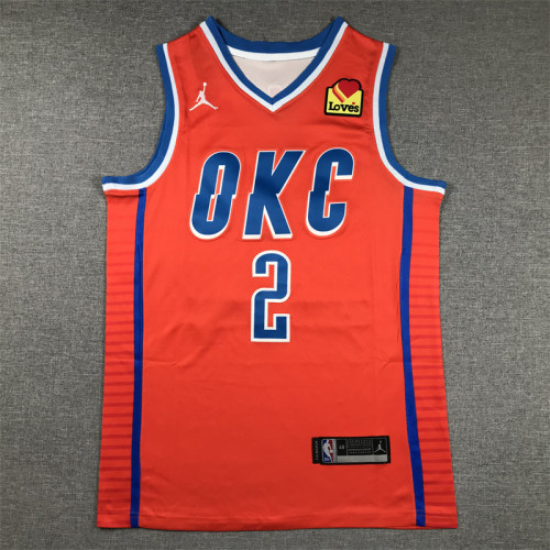 Thunder Orange Proclamation Edition Basketball Jersey
