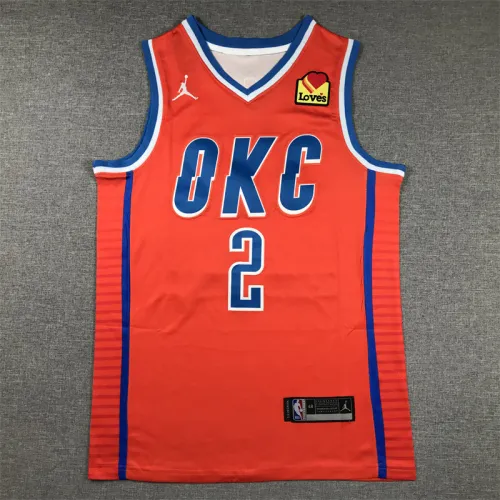 Thunder Orange Proclamation Edition Basketball Jersey