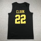 Iowa Hawkeyes 22 All Black Basketball Jersey