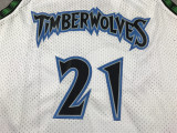 Timberwolves Classic White Basketball Jersey